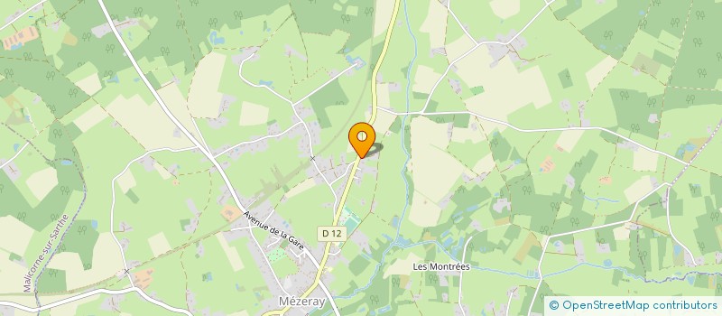 localisation de l'entreprise LA LANDE  VILLAINES-SOUS-MALICORNE