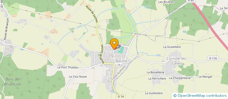 localisation de l'entreprise LA LANDE  RIVES-DU-LOIR-EN-ANJOU