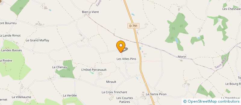 localisation de l'entreprise LA LANDE D'ARMOR  LAMBALLE-ARMOR