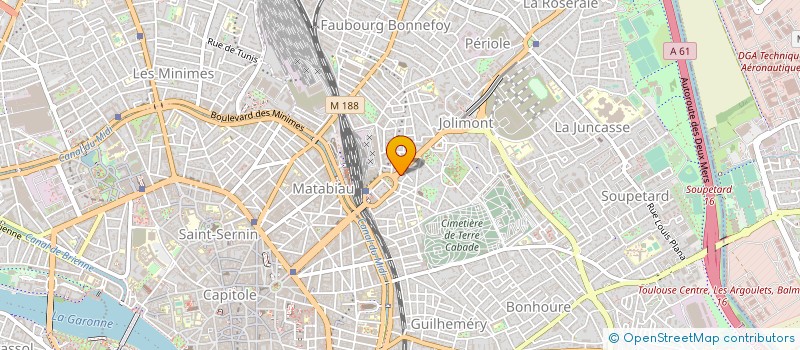 localisation de l'entreprise LA LANDE D'IZAUX 2 à TOULOUSE