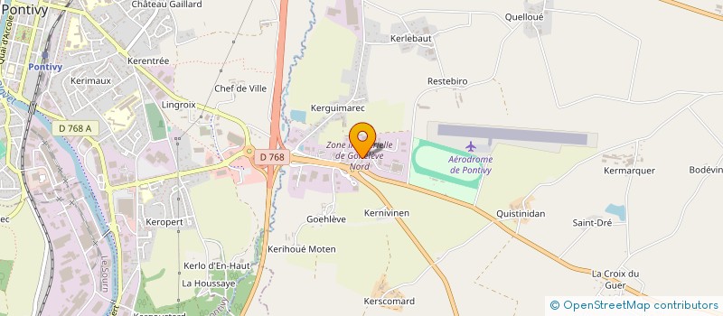 localisation de l'entreprise LA LANDE DU MOULIN  CREDIN