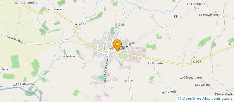 localisation de l'entreprise LA LANDE POURRIE  SAINT-GEORGES-DE-ROUELLEY