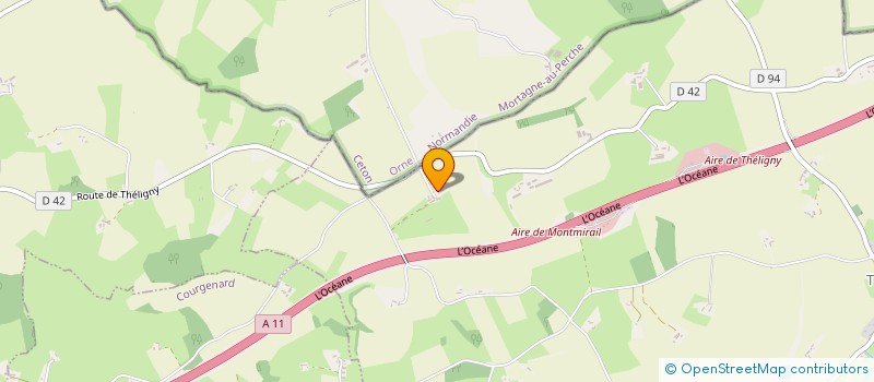 localisation de l'entreprise LA LANDRE  THELIGNY