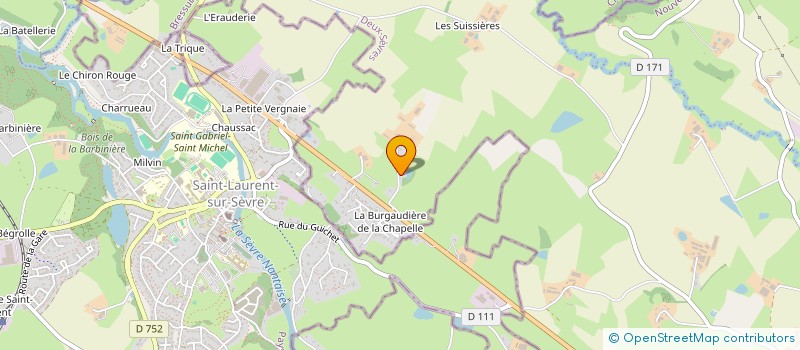 localisation de l'entreprise LA LANDRIERE ADAPTEE  MAULEON