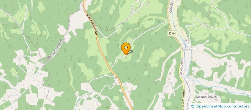 localisation de l'entreprise LA LANGLADERIE  SAINT-GENIES