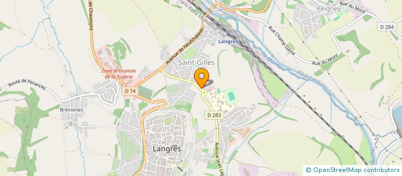 localisation de l'entreprise LA LANGROISE à LANGRES