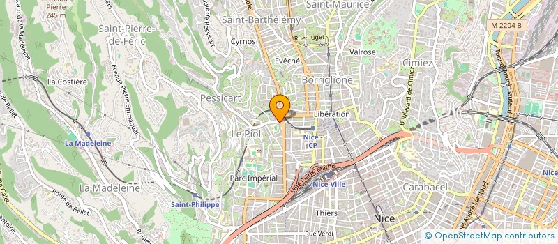 localisation de l'entreprise LA LANGUE DE BARBARIE à NICE