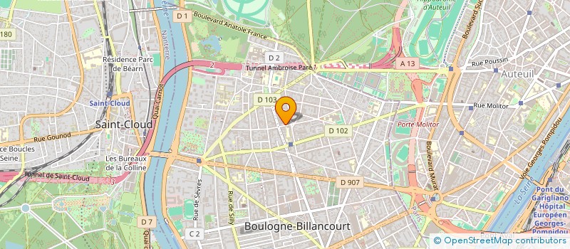 localisation de l'entreprise LA LANGUE MUSICALE à BOULOGNE-BILLANCOURT