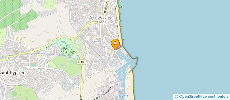 localisation de l'entreprise LA LANGUEDOCIENNE à SAINT-CYPRIEN