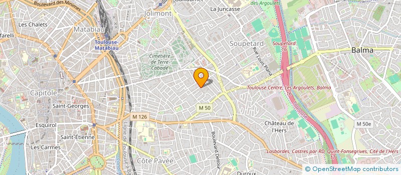 localisation de l'entreprise LA LANTERNE à TOULOUSE