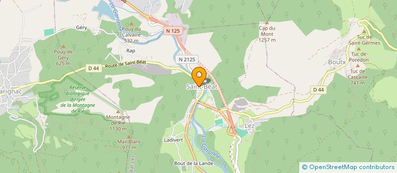 localisation de l'entreprise LA LANTERNE  SAINT-BEAT-LEZ