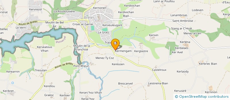 localisation de l'entreprise LA LANTERNE  PLOUARZEL