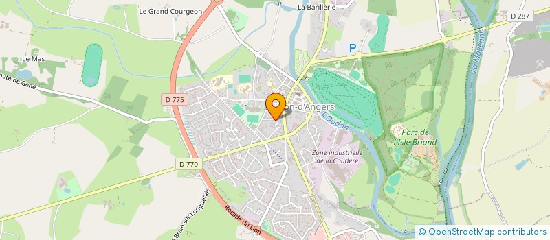 localisation de l'entreprise LA LANTERNE DE L'ESPOIR à LE LION-D'ANGERS