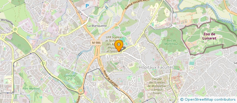 localisation de l'entreprise LA LANTERNE MAGIQUE DE MONTPELLIER à MONTPELLIER