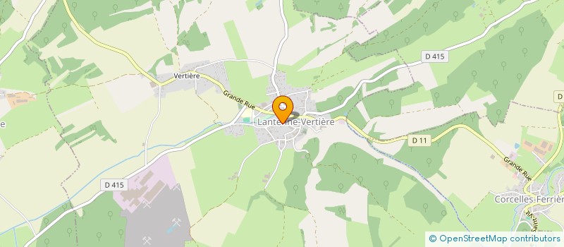 localisation de l'entreprise LA LANVERTOISE  LANTENNE-VERTIERE