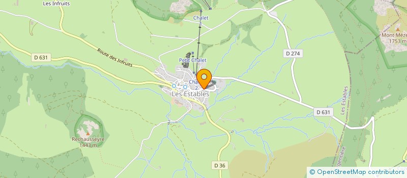 localisation de l'entreprise LA LARME D'AMBRE  LES ESTABLES