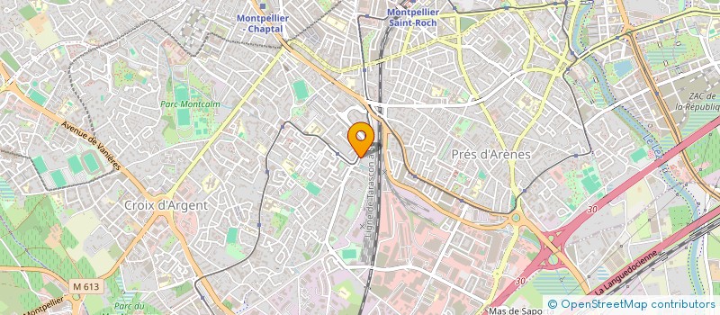 localisation de l'entreprise LA LARWALE COMPAGNIE à MONTPELLIER