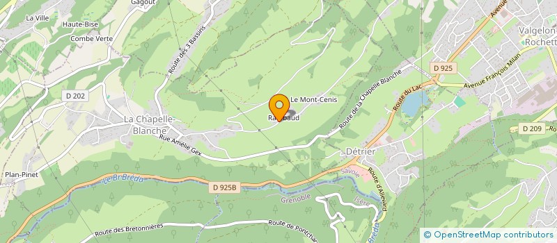 localisation de l'entreprise LA LARZACIENNE  LA CHAPELLE-BLANCHE