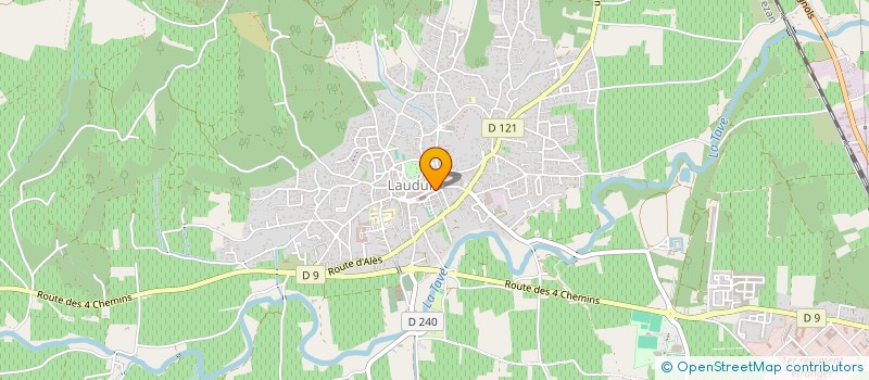 localisation de l'entreprise LA LAUDUNOISE D INVESTISSEMENT  LAUDUN-L'ARDOISE