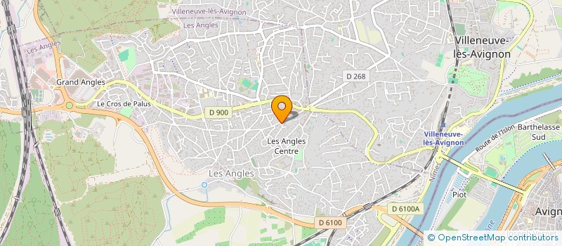 localisation de l'entreprise LA LAUGIERE  LES ANGLES