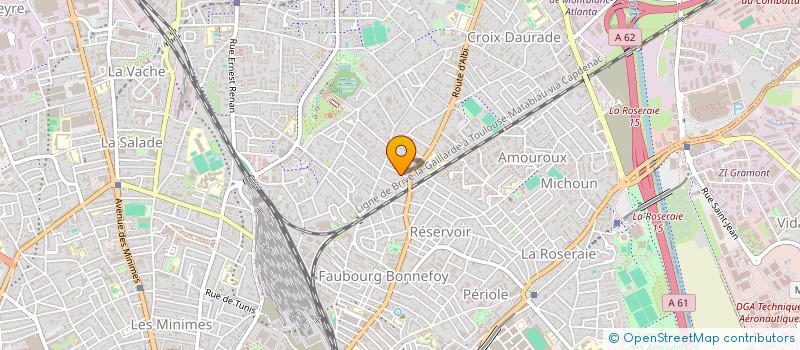 localisation de l'entreprise LA LAUNAGUAISE à TOULOUSE