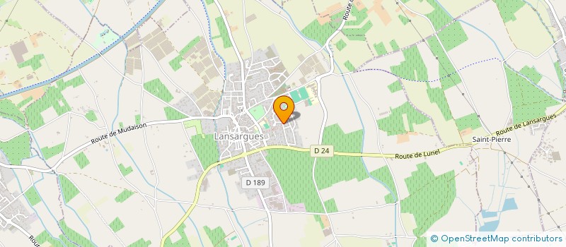 localisation de l'entreprise LA LAUNE  LANSARGUES