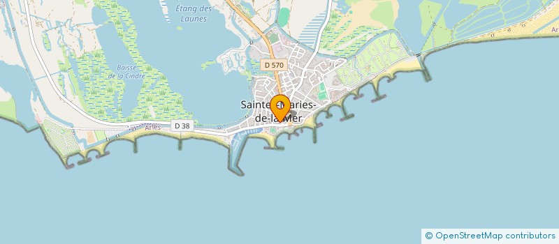 localisation de l'entreprise LA LAUPIO à SAINTES-MARIES-DE-LA-MER