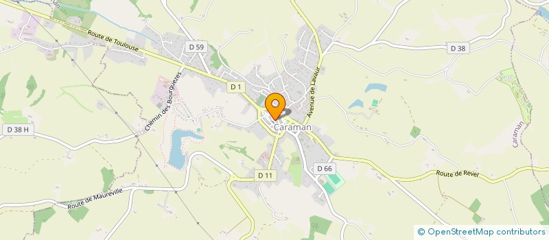 localisation de l'entreprise LA LAURAGAISE à CARAMAN