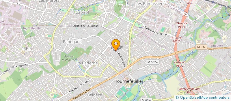 localisation de l'entreprise LA LAURAGAISE  TOURNEFEUILLE