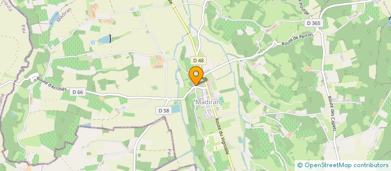 localisation de l'entreprise LA LAURAGNE  MADIRAN
