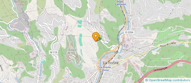 localisation de l'entreprise LA LAUVETTA à NICE