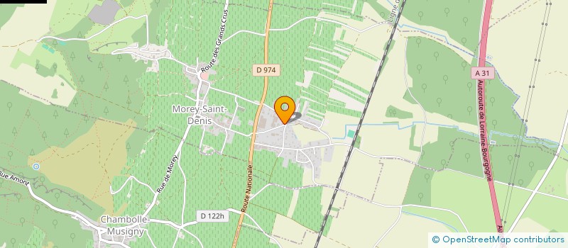 localisation de l'entreprise LA LAUVIE  MOREY-SAINT-DENIS