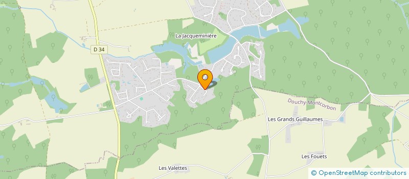 localisation de l'entreprise LA LAUZIERE à COURTENAY