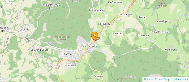 localisation de l'entreprise LA LAUZIERE DU PERTUIS à LE PERTUIS
