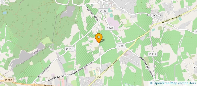 localisation de l'entreprise LA LAVANDE  CABRIERES D'AVIGNON