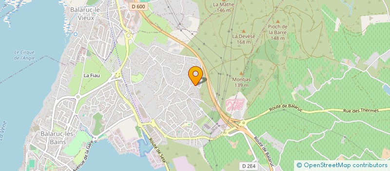 localisation de l'entreprise LA LAVANDE  BALARUC-LES-BAINS