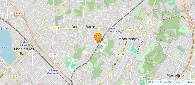 localisation de l'entreprise LA LAVANDE  DEUIL-LA-BARRE