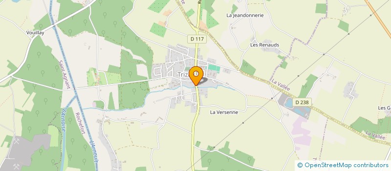 localisation de l'entreprise LA LAVANDE  TRIZAY