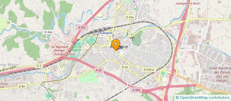 localisation de l'entreprise LA LAVANDE D'HIER à AUBAGNE