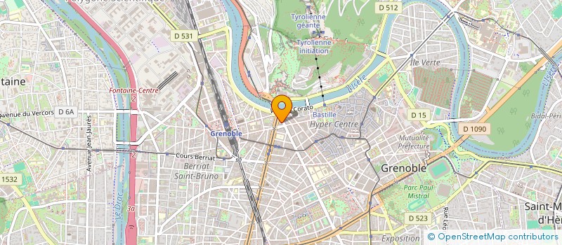 localisation de l'entreprise LA LAVANDIERE à GRENOBLE