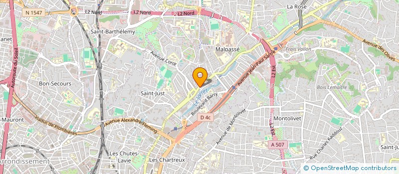 localisation de l'entreprise LA LAVANDIERE  MARSEILLE
