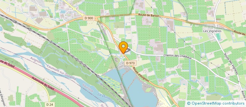 localisation de l'entreprise LA LAVANDIERE  CAVAILLON