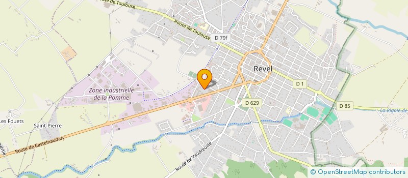 localisation de l'entreprise LA LAVANDIERE à REVEL