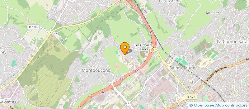 localisation de l'entreprise LA LAVANDIERE  BESANCON