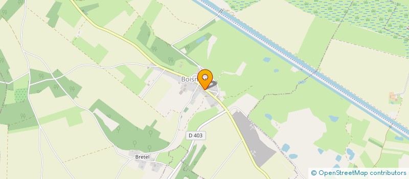 localisation de l'entreprise LA LAVANDIERE à BOISMONT