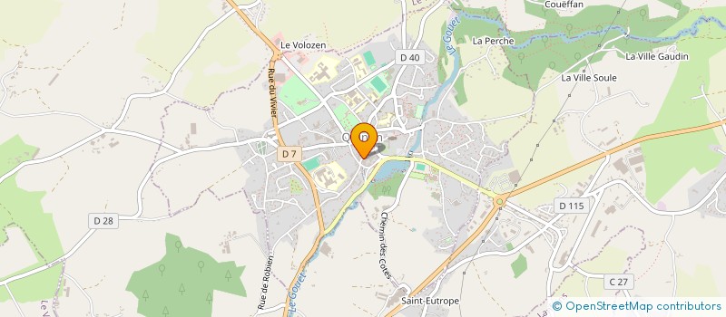 localisation de l'entreprise LA LAVANDIERE à QUINTIN