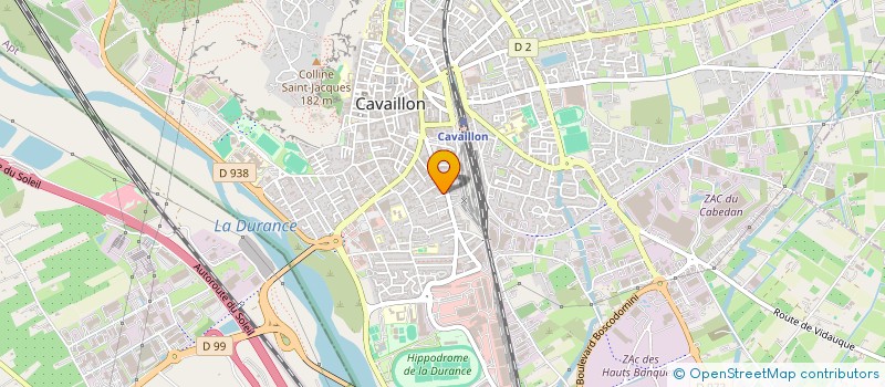 localisation de l'entreprise LA LAVANDINE  CAVAILLON