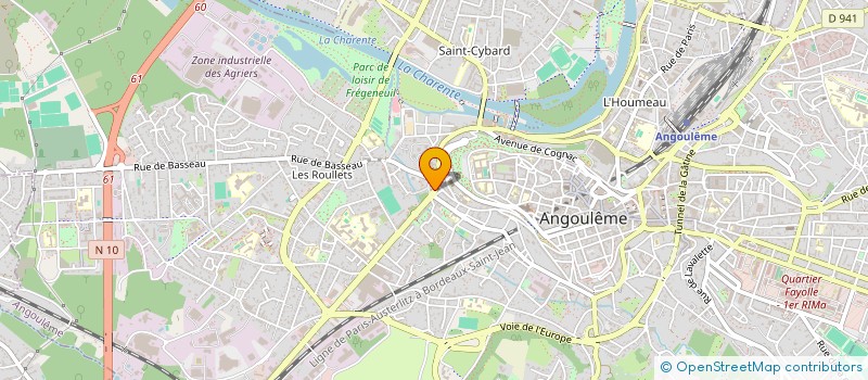 localisation de l'entreprise LA LAVERIE BY DK à ANGOULEME