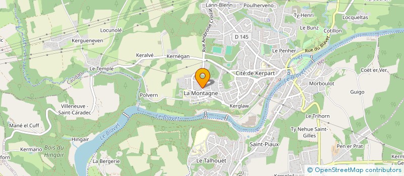 localisation de l'entreprise LA LAVERIE DE L'ARMADA  INZINZAC-LOCHRIST