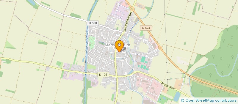 localisation de l'entreprise LA LAVERIE DE VALERIE  MARCKOLSHEIM